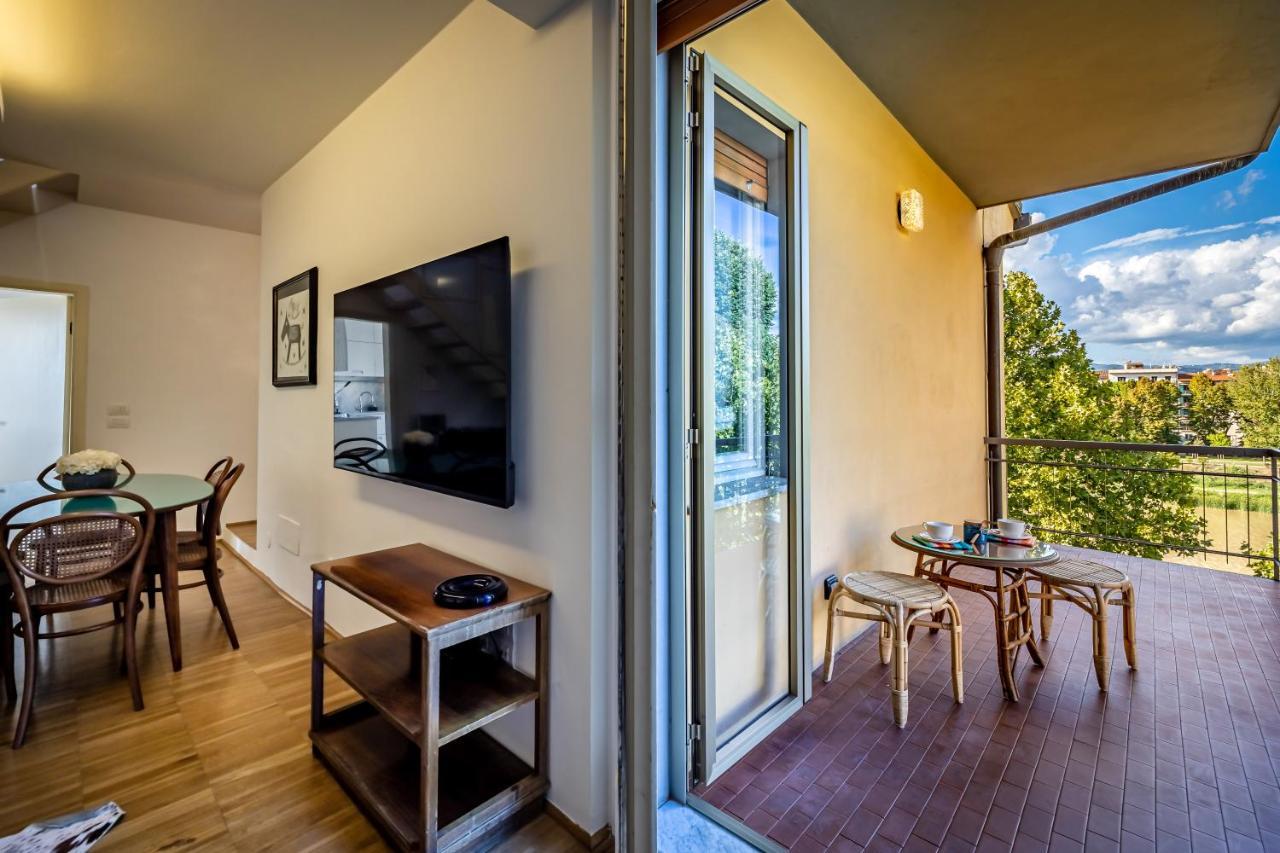 Yid Penthouse On Florence River With Parking Esterno foto